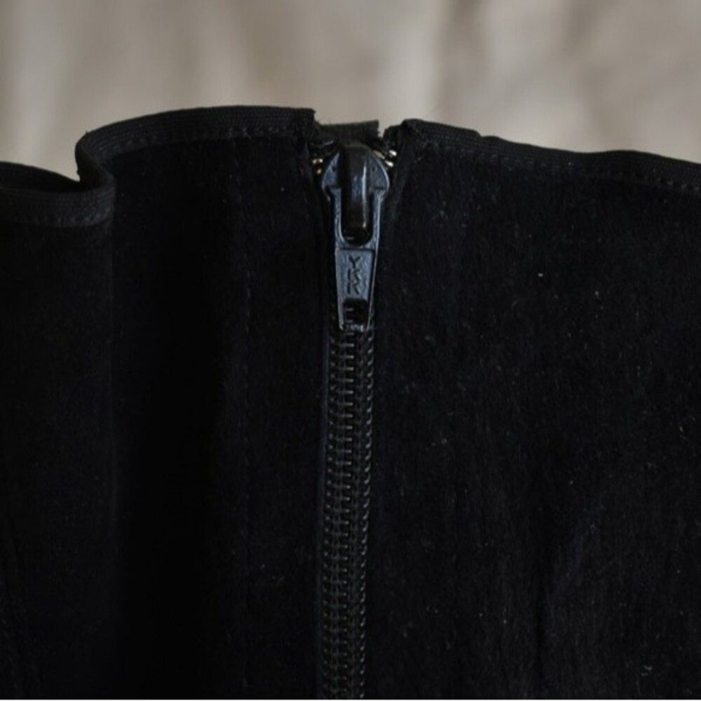 Ann Demeulemeester Black Velluto Suede Knee High Heeled Boots Sz 38 (7.5") - Picture 14 of 14